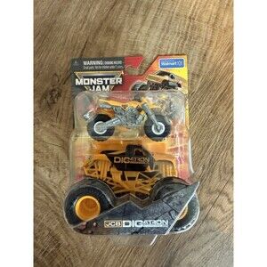 Monster Jam 2025 (Exclusive) -  "JCB Digatron Truck & Bike"